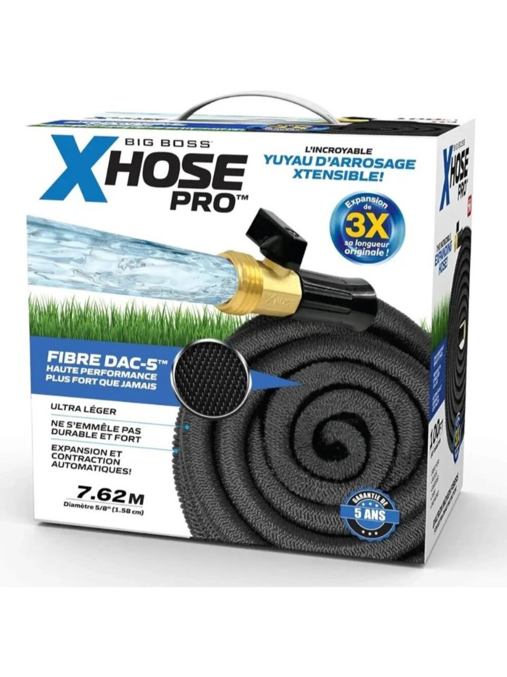 Xhose Pro Expandable Garden Hose Tough Flexible Water Hose 25 FT